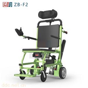  众邦F2老人折叠电动爬楼梯轮椅车智能上下楼梯轮椅履带爬楼